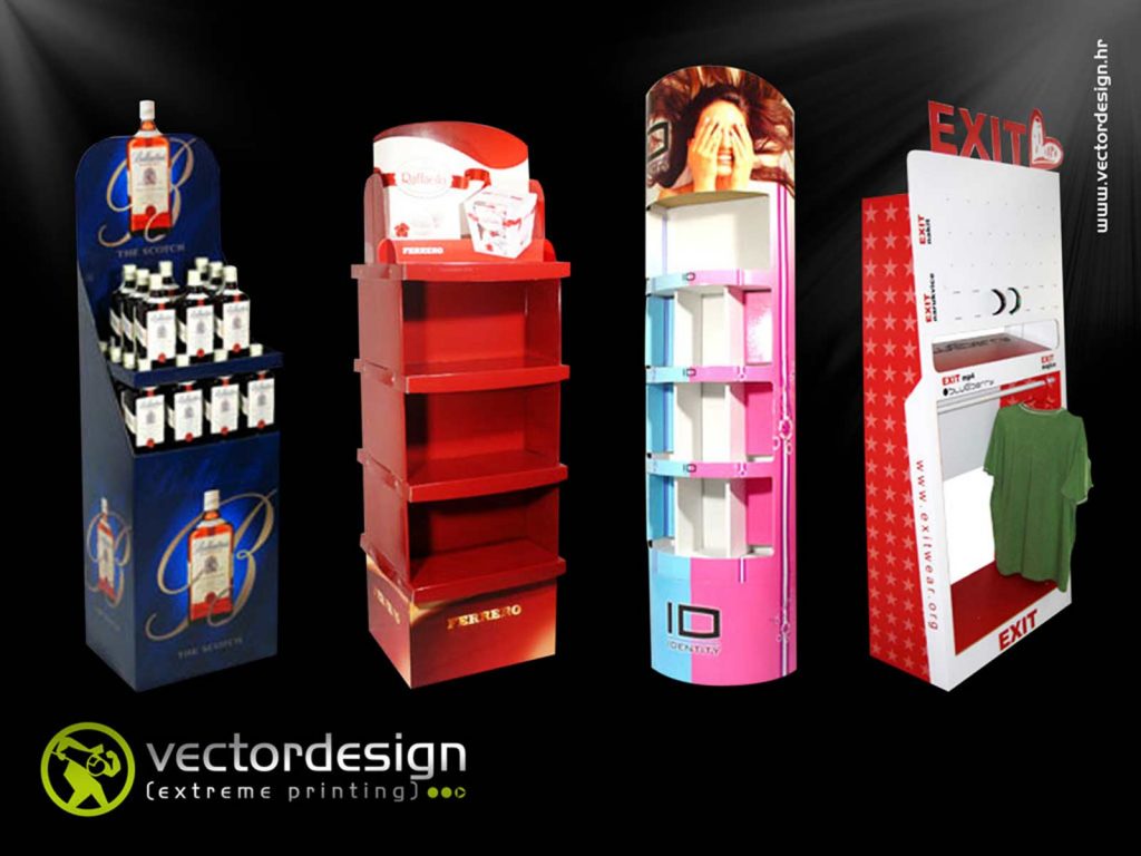 Vector Design Print - Custom Digital Print - Cardboard Displays